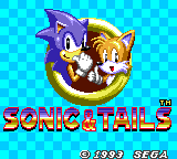 Sonic & Tails (Demonstration Sample) Title Screen